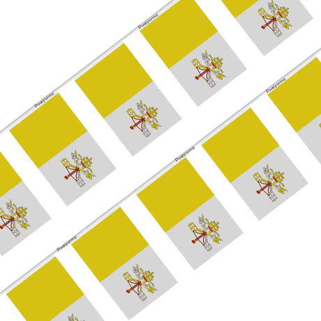 Guirlande Drapeau Vatican en Polyester - Pixelforma 