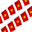 Guirlande drapeau viêt nam polyester à accrocher