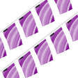 Guirlande drapeau violet clair france en polyester à accrocher