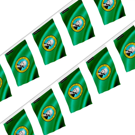 Guirlande drapeau washington polyester à accrocher événements