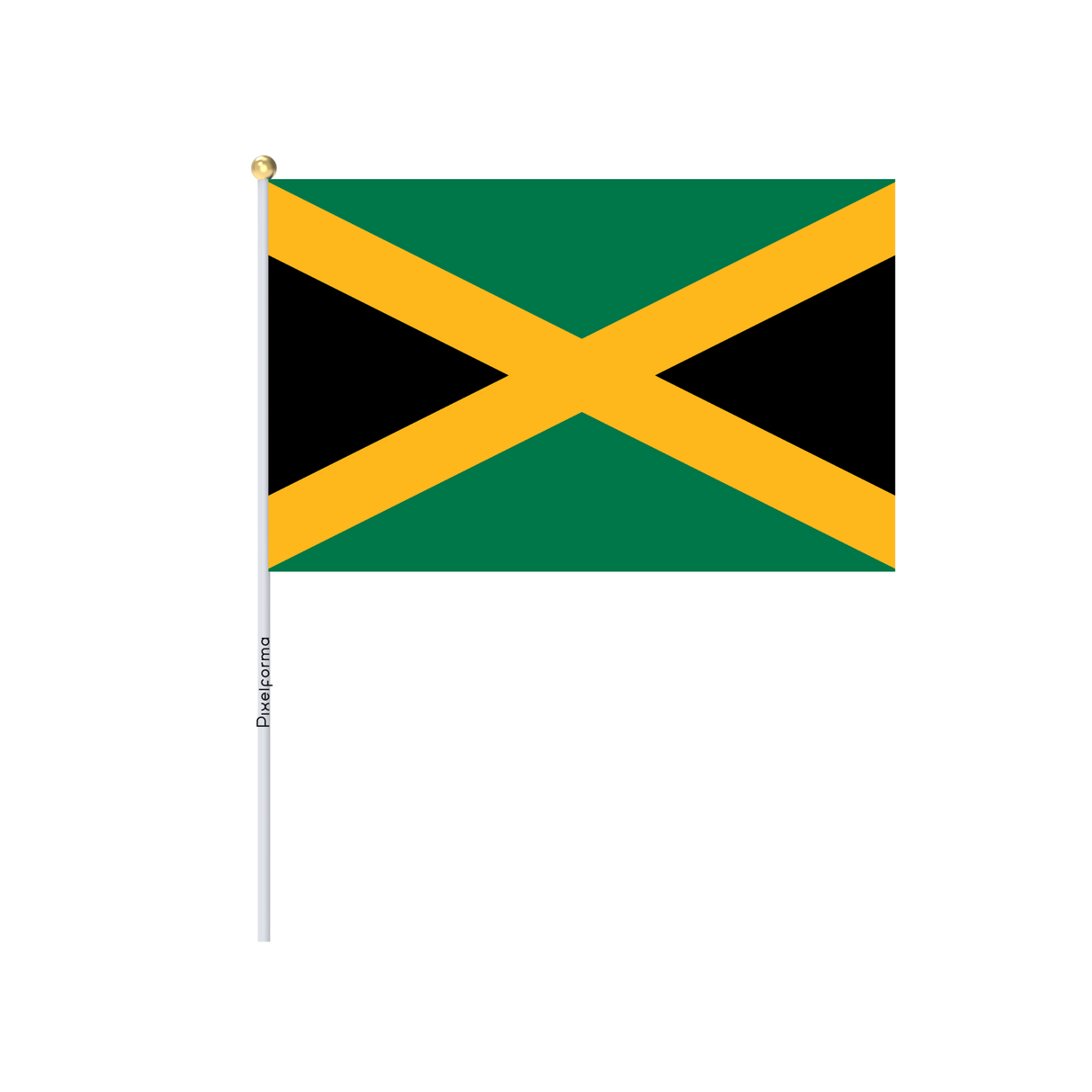 Official Jamaica Mini Flag in Multiple Sizes