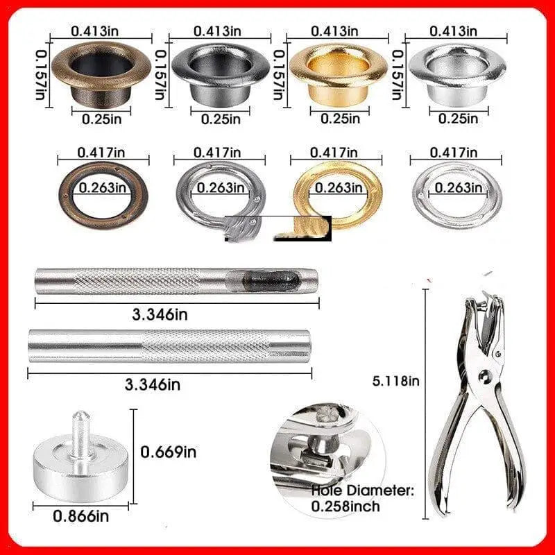 Kit d’outils sangle france cuir cuivre poinçon 15 grille paquet