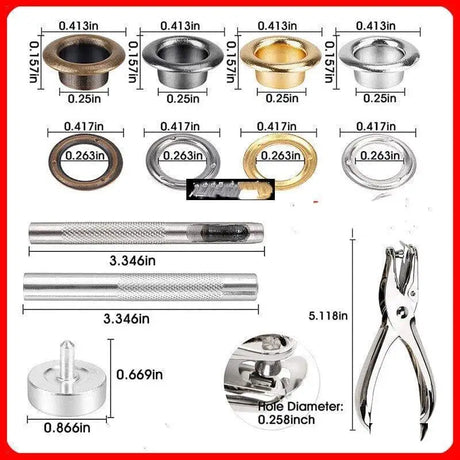 Kit d’outils sangle france cuir cuivre poinçon 15 grille paquet