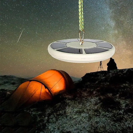 Lampe solaire extérieure france crochet source écologique mât