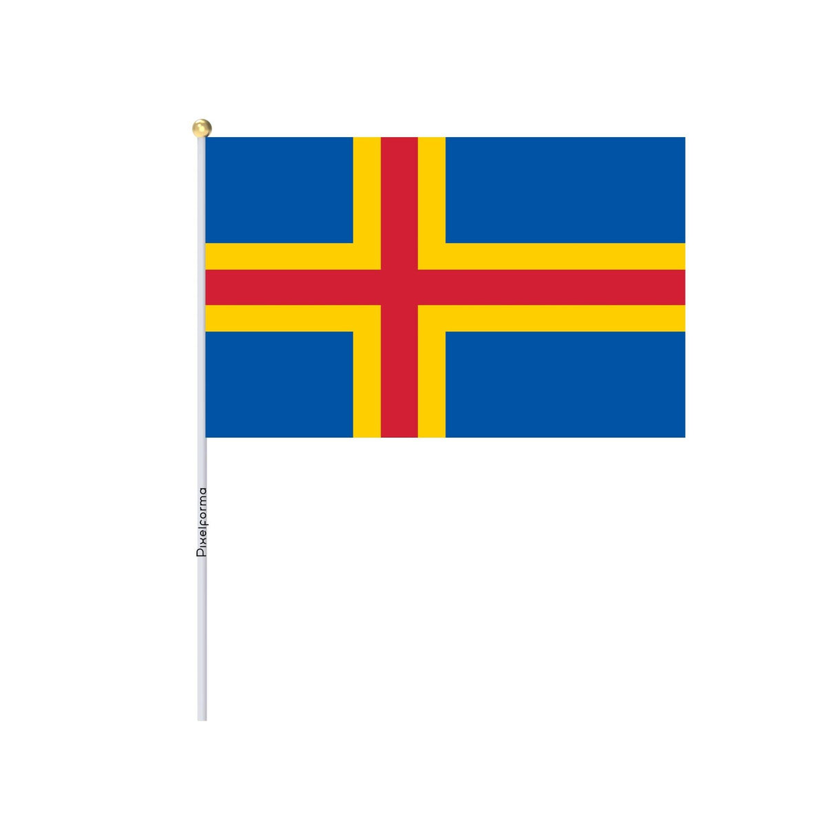 Lots Mini Drapeau d'Åland en plusieurs tailles - Pixelforma