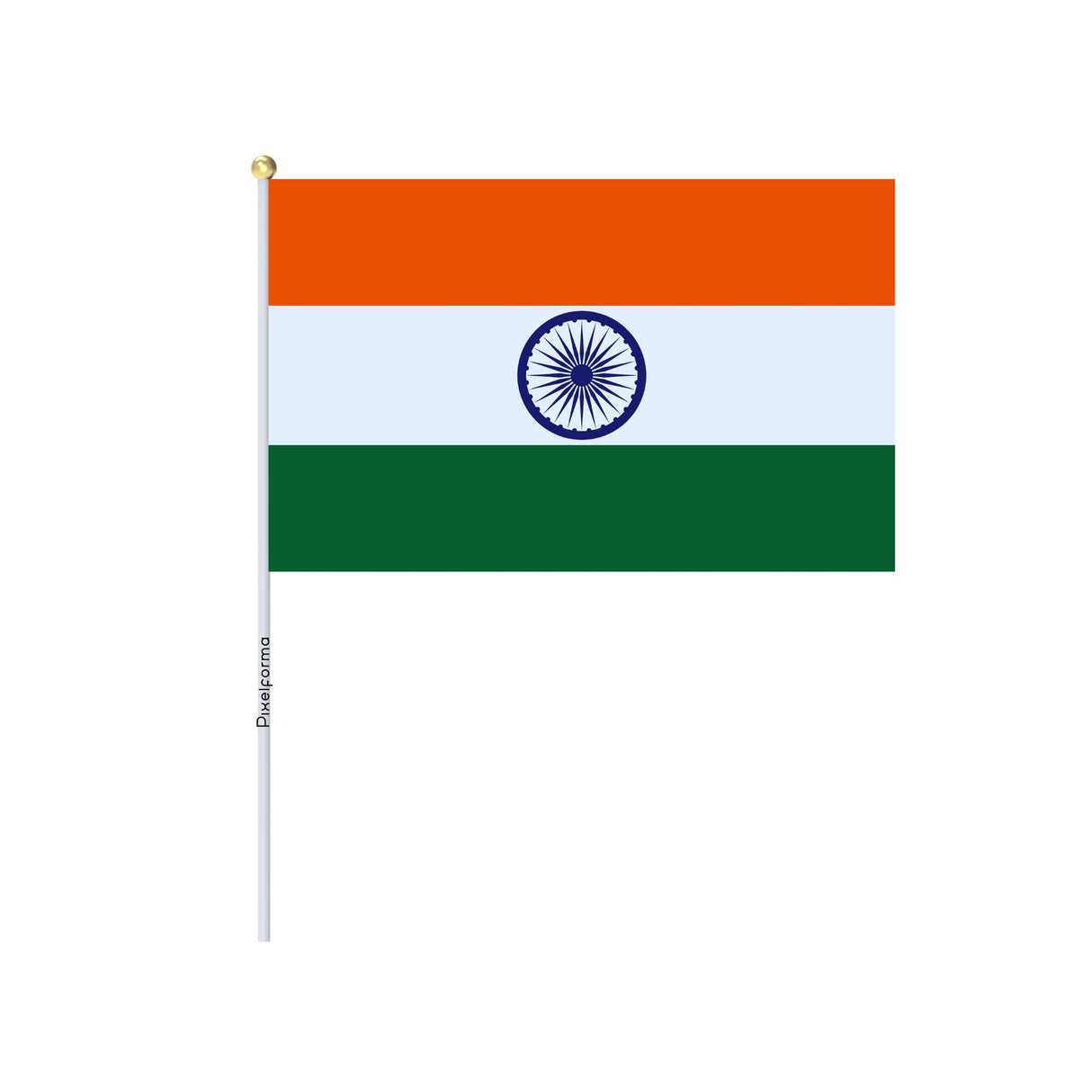 Lots Mini Drapeau de l'Inde officiel en plusieurs tailles - Pixelforma