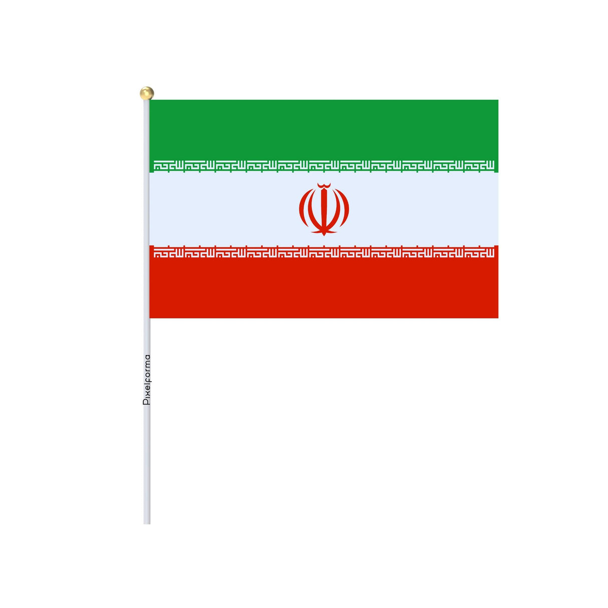 Lots Mini Drapeau de l'Iran en plusieurs tailles - Pixelforma