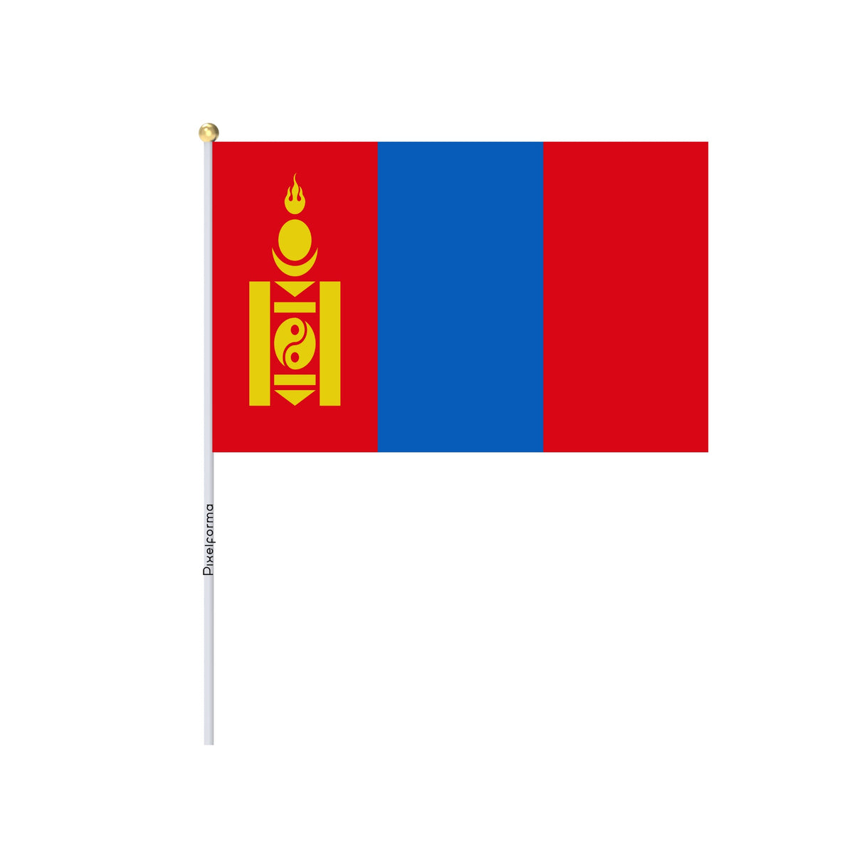 Mini Flag of Mongolia Bundles in several sizes - Pixelforma