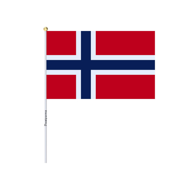 Lots Mini Drapeau de la Norvège en plusieurs tailles - Pixelforma