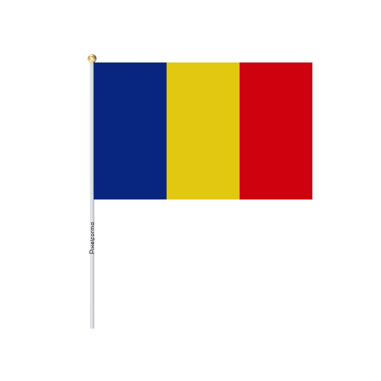 Lots Mini Drapeau de la Roumanie en plusieurs tailles - Pixelforma