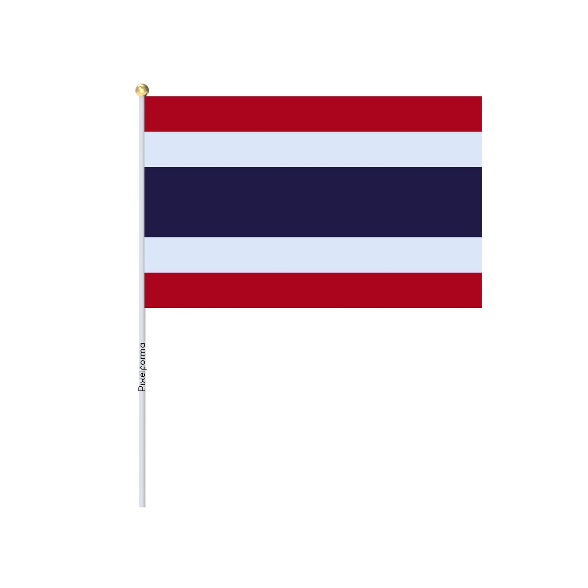 Lots Mini Drapeau de la Thaïlande en plusieurs tailles - Pixelforma