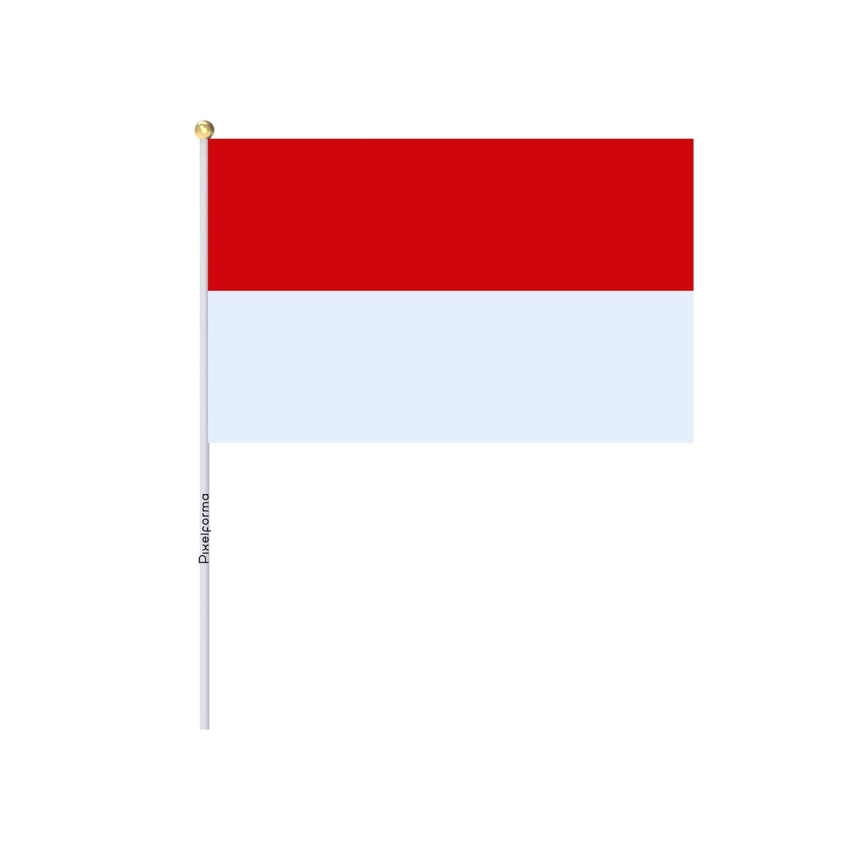 Lots Mini Drapeau de Monaco en plusieurs tailles - Pixelforma