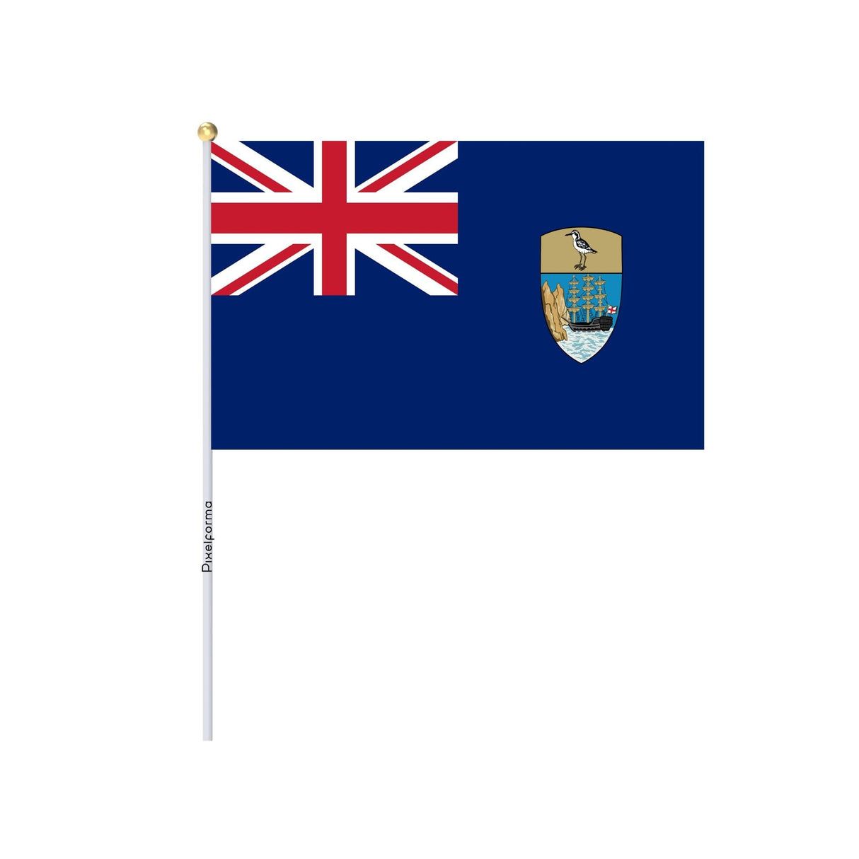 Mini Flag of St. Helena, Ascension and Tristan da Cunha Bundles in several sizes - Pixelforma