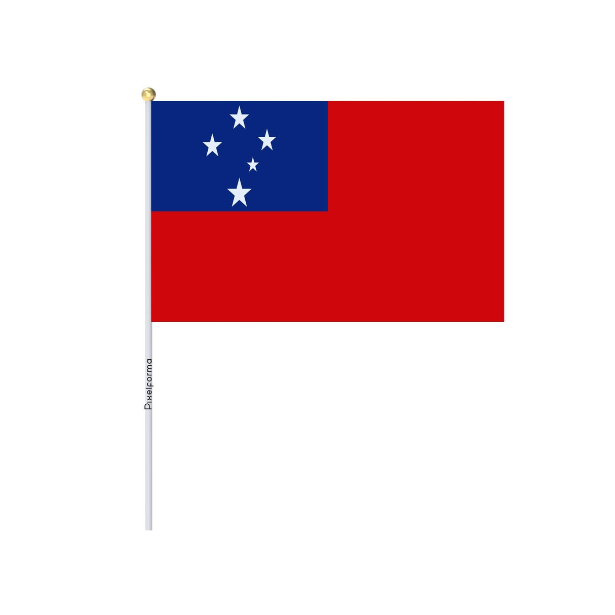 Lots Mini Drapeau des Samoa en plusieurs tailles - Pixelforma