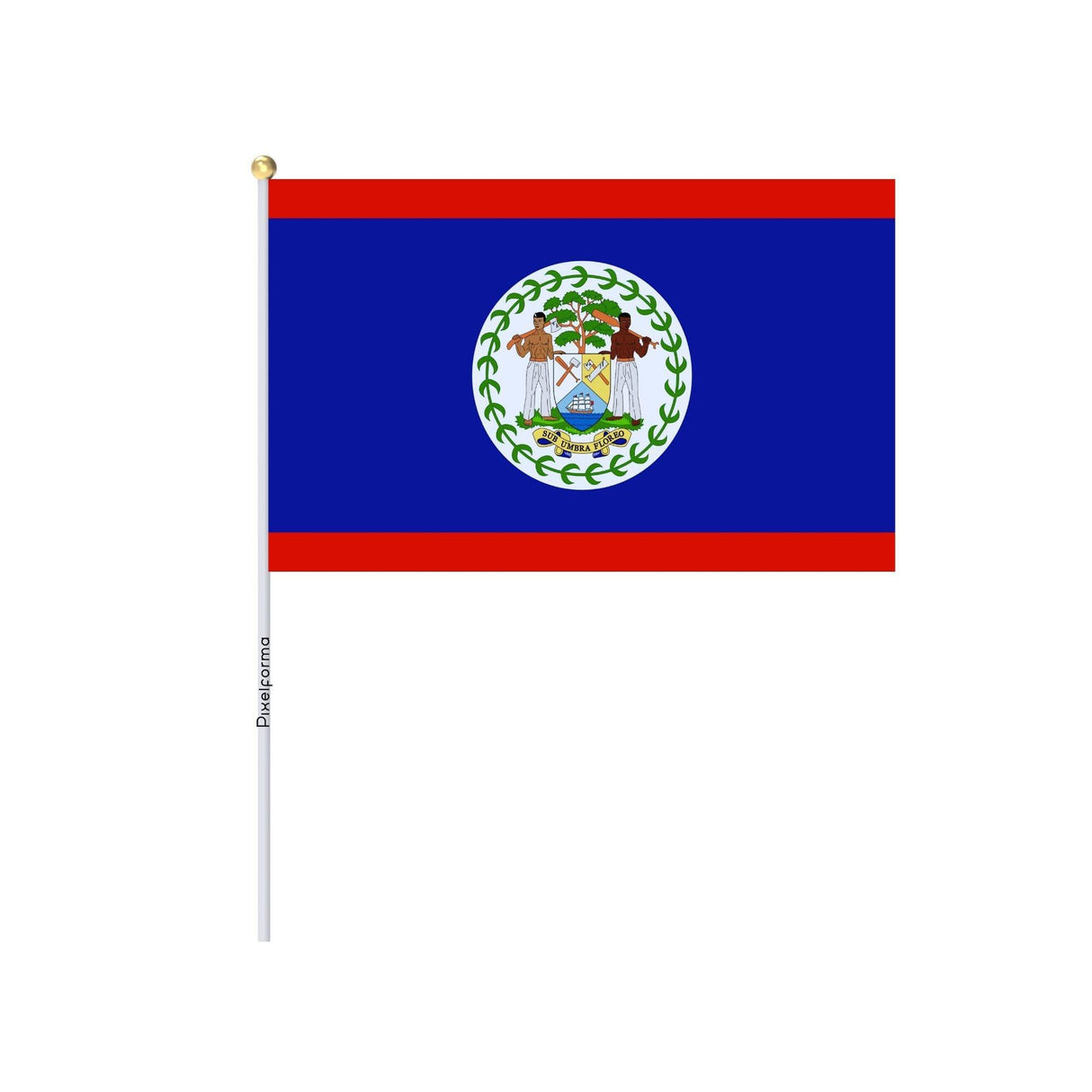 Lots Mini Drapeau du Belize en plusieurs tailles - Pixelforma 