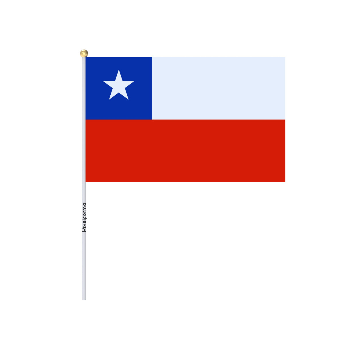 Mini Flag of Chile Bundles in Multiple Sizes - Pixelforma
