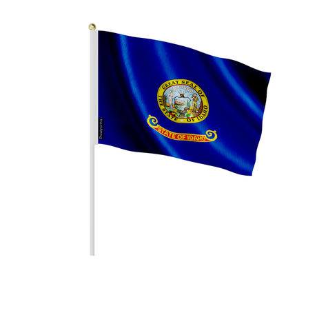 Lots mini drapeau idaho en plusieurs tailles - pixelforma