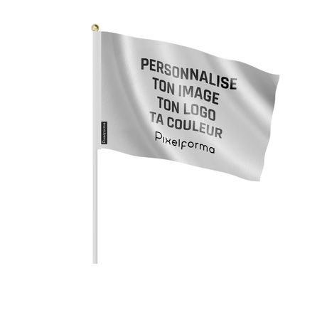 Lots mini drapeau personnalisé en plusieurs tailles - pixelforma