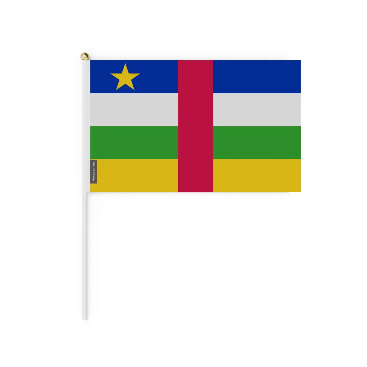 Lots Mini Drapeau République centrafricaine en Plusieurs Tailles - Pixelforma 