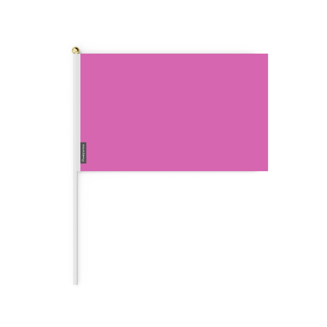 Lots mini drapeau rose en plusieurs tailles - pixelforma