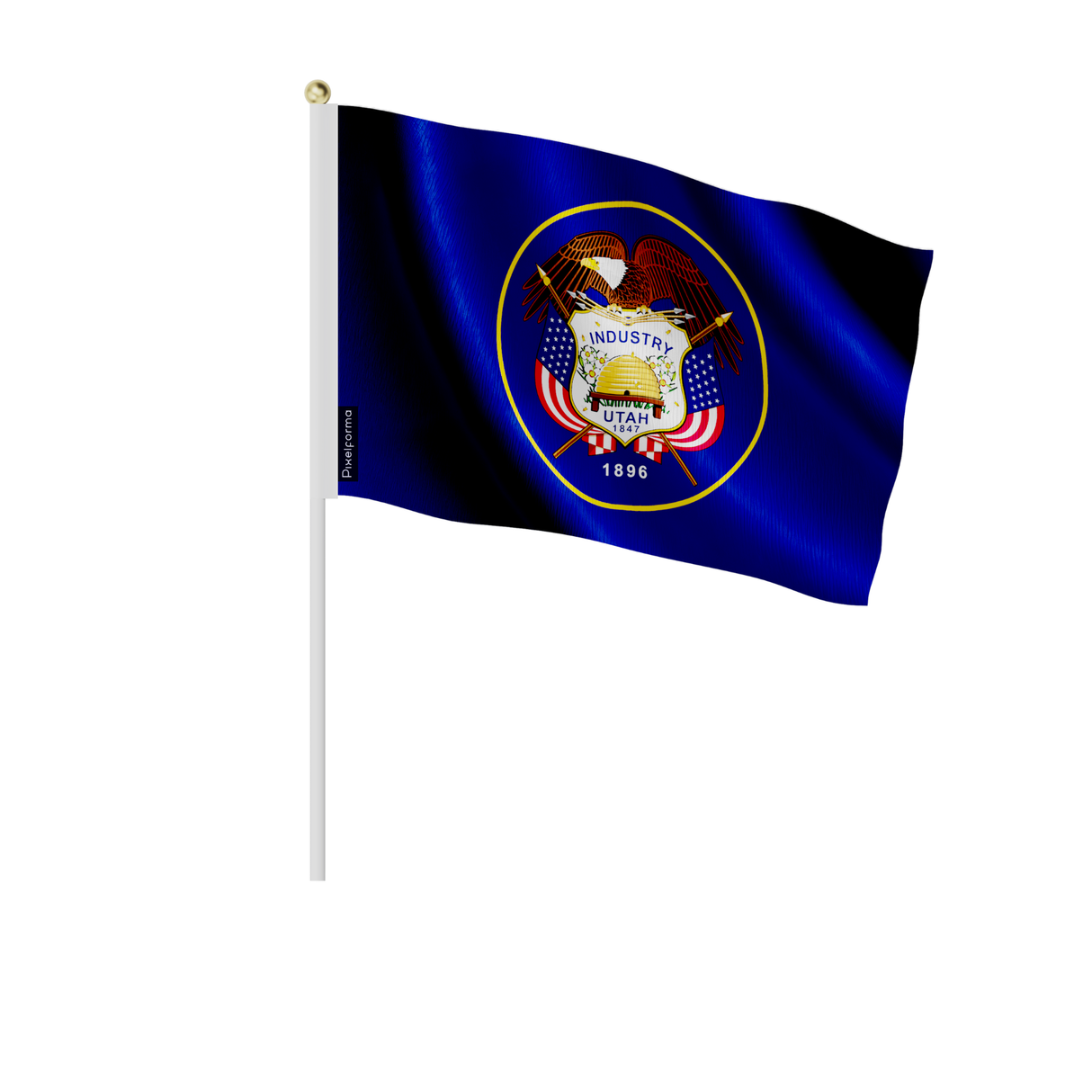Lots mini drapeau utah en plusieurs tailles - pixelforma