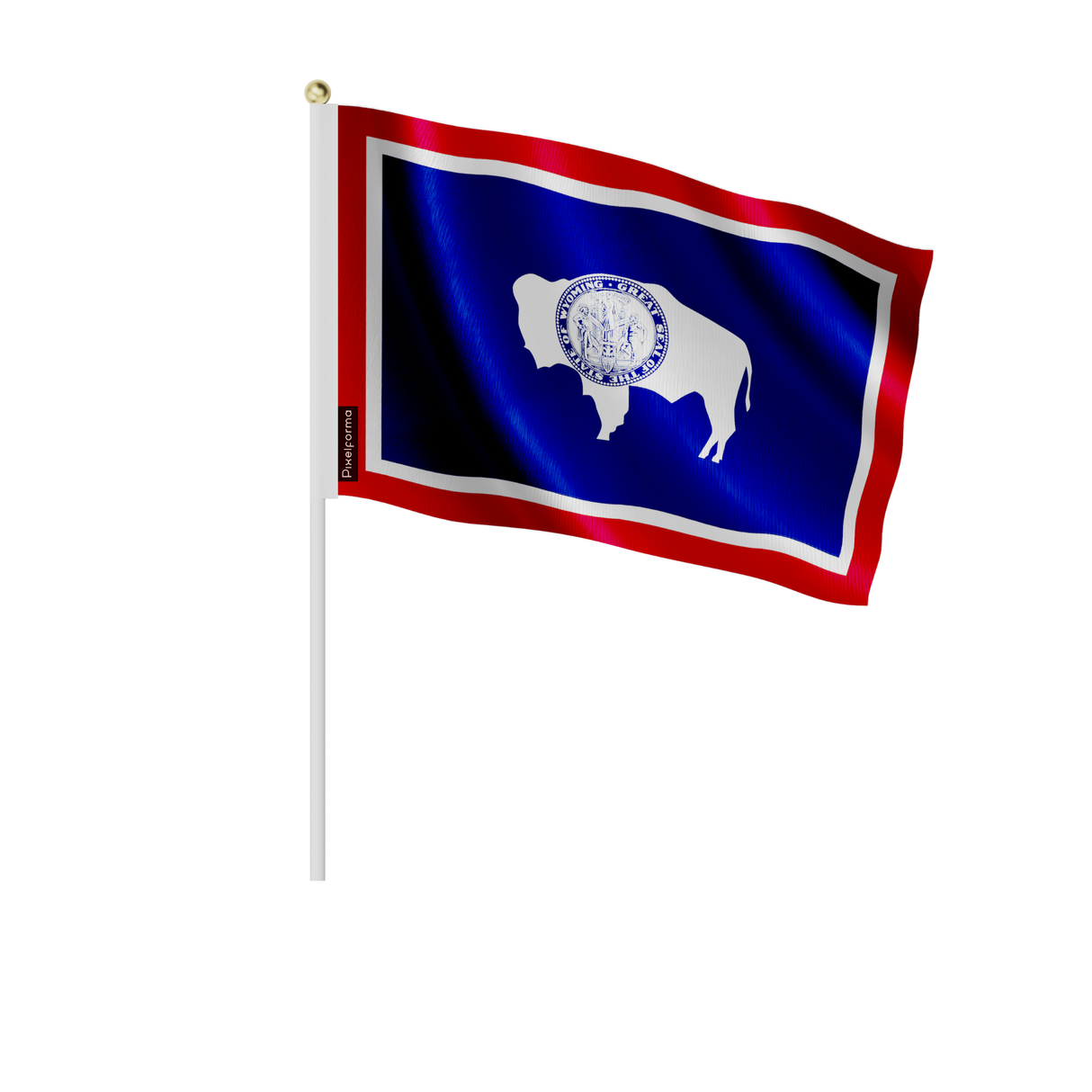 Lots mini drapeau wyoming en plusieurs tailles - pixelforma