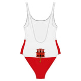 Maillot de bain 1 pièce drapeau gibraltar - pixelforma