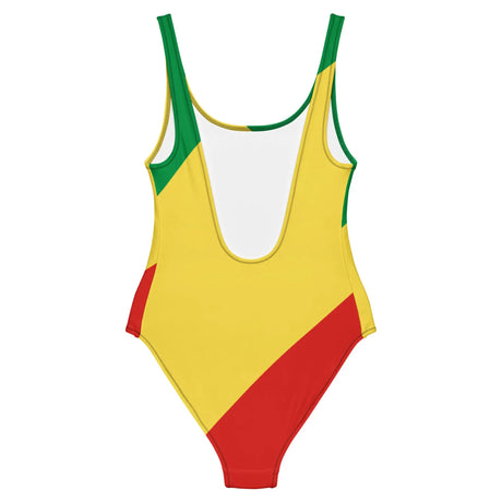 Maillot de bain congo encolure échancrée double couche