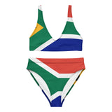Maillot de bain drapeau afrique du sud polyester recyclé