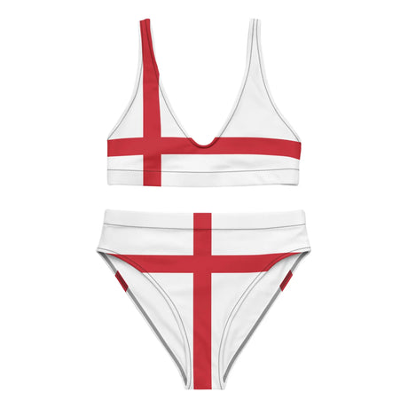 Maillot de bain drapeau angleterre polyester recyclé femme