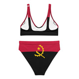Maillot de bain drapeau angola en polyester recyclé femme