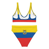 Maillot de bain drapeau équateur en polyester recyclé femme