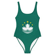 Maillot de bain drapeau macao coupe brésilienne femme