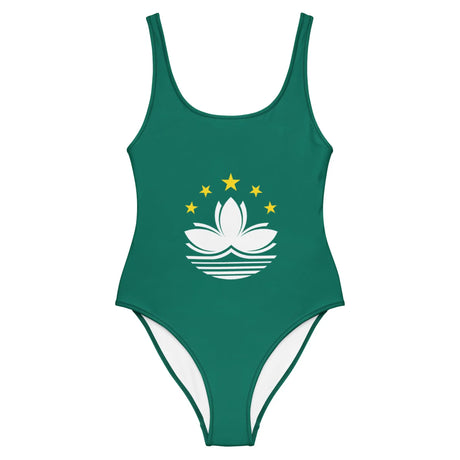 Maillot de bain drapeau macao coupe brésilienne femme