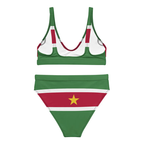 Maillot de bain drapeau suriname polyester recyclé femme