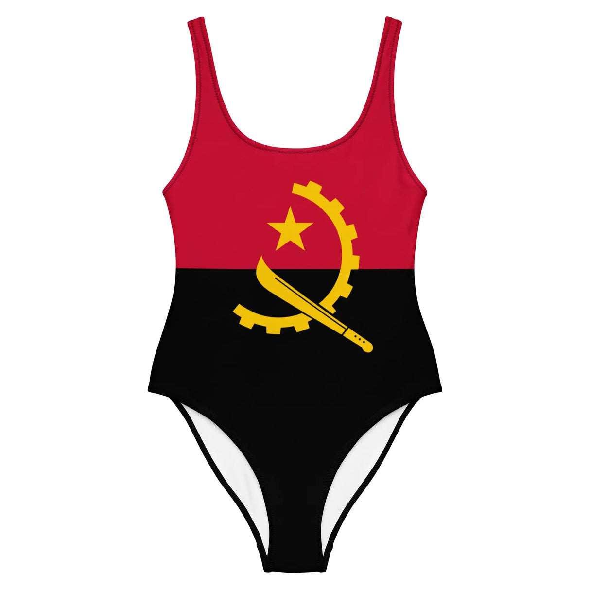 Maillot de bain femme angola coupe brésilienne échancrée