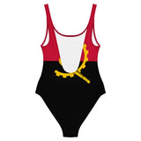 Maillot de bain femme angola coupe brésilienne échancrée