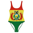 Maillot de bain femme drapeau bolivie coupe brésilienne