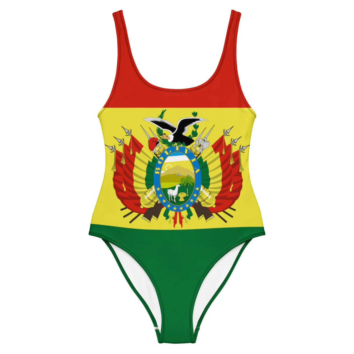 Maillot de bain femme drapeau bolivie coupe brésilienne