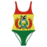 Maillot de bain femme drapeau bolivie coupe brésilienne