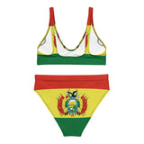 Maillot de bain femme drapeau bolivie polyester recyclé