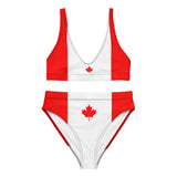 Maillot de bain femme drapeau canada confort protection uv