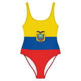 Maillot de bain femme drapeau équateur coupe brésilienne