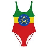 Maillot de bain femme drapeau éthiopie coupe brésilienne