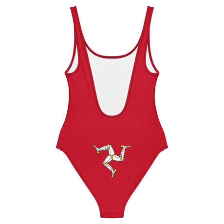 Maillot de bain femme drapeau île de man coupe brésilienne