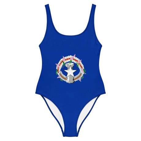 Maillot de bain femme drapeau îles mariannes coupe moderne