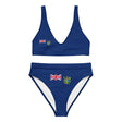 Maillot de bain femme drapeau îles pitcairn polyester recyclé
