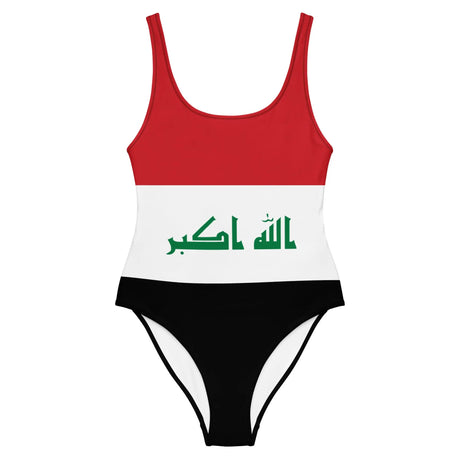 Maillot de bain femme drapeau irak coupe brésilienne stylée