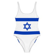 Maillot de bain femme drapeau israël coupe brésilienne