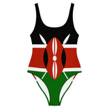 Maillot de bain femme drapeau kenya coupe brésilienne